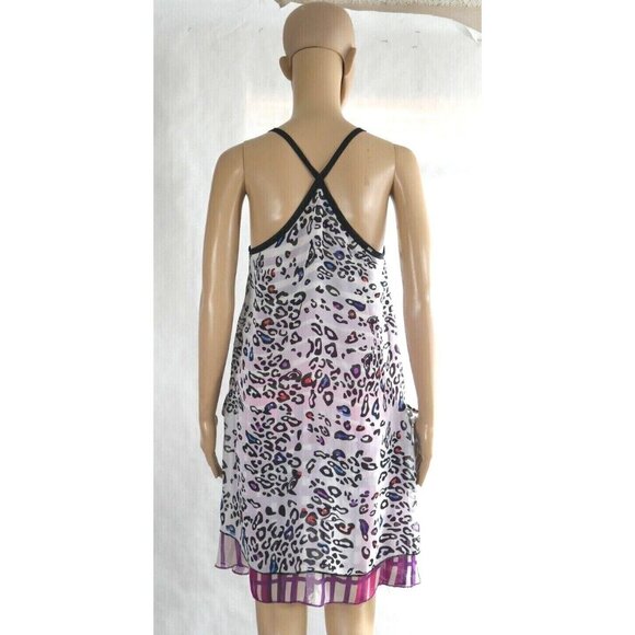 Vans Womens Reversible Semi Sheer Sleeveless Tunic Top Womens Medium - Picture 4 of 12